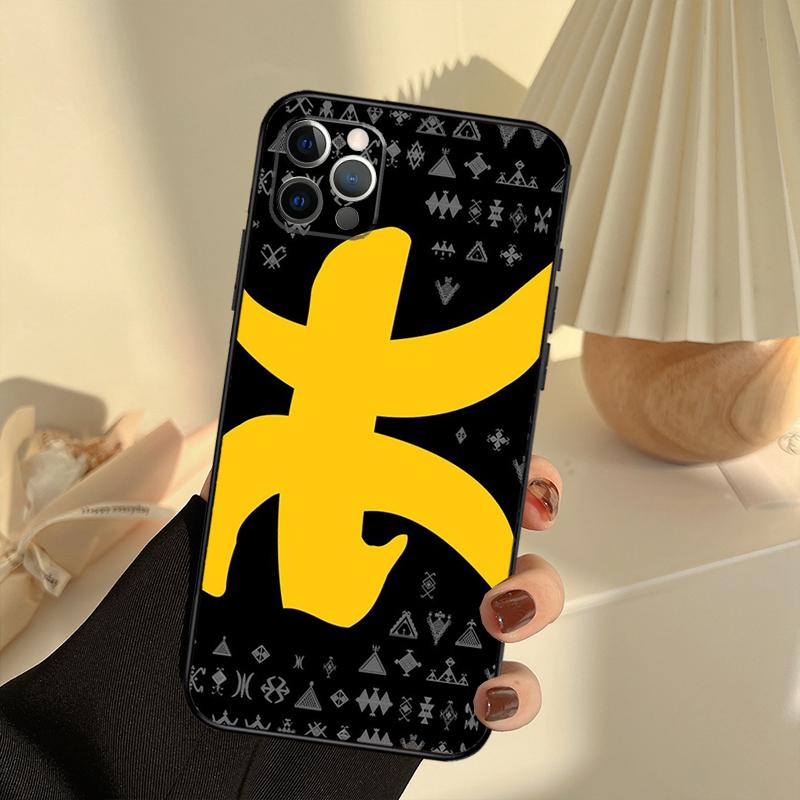 Amazigh Symbol Berber Academy Phone Case For iPhone 17 16 15 14 13 11 12 Pro Max 13 Mini 15 16 Plus 16e 17 Air Cover Funda