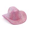 Top Hat Handmade Diamonds Colored Flash Diamonds Festival Ball Party Show Diamond Jazz Hat
