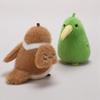 TreasuringU 12cm Adorable Simulation Bird Plush Doll Pendant Cartoon Round Bird Plush Toy Stuffed Pouch Pendants Birth Date Gifts