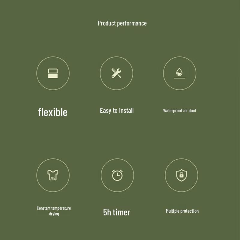 GREE Foldable Portable Clothes Dryer