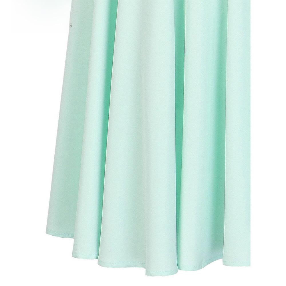 2018 Bohemian High Waist Midi Skate Dress Skirt