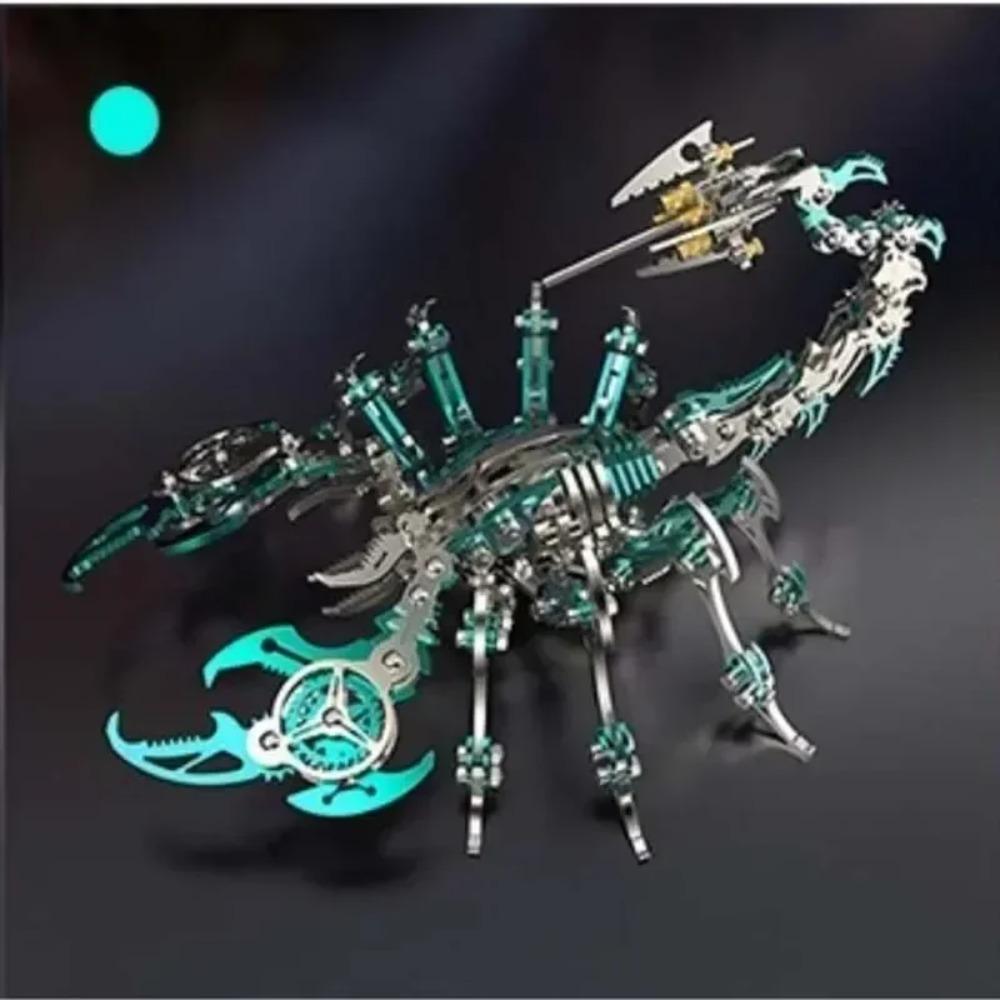 Mechanical Tyrannosaurus Rex, Cobra, Tiger, Scorpion King, Praying Mantis, Hell Level 3D Metal Puzzle Model, High Difficulty Toy