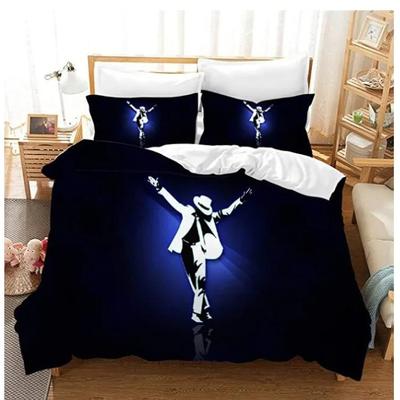 Michael Jackson 3d Printed Bedding Set  King Queen Double Full Twin Single Bed Linen Duvet Cover Set Pillowcase Drop Shipping