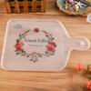 1Pcs Round Resin Mold Coaster Handle Tray Rectangle Silicone Mold Home Table Decoration for DIY Crystal Epoxy Resin Crafts