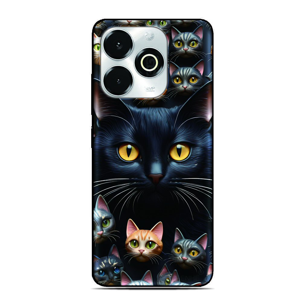 

Cute Cat Photo Phone Case For TCL NxtPaper 70 Pro K70 Power 4G 605 50 XE 40 XL 20 30 60 SE 60R 5G 40R 505 501 408 406 403 Cover TCL 50 SE