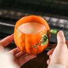 Hand-Painted Halloween Pumpkin Plates, Bowls, and Cute Ceramic Cups