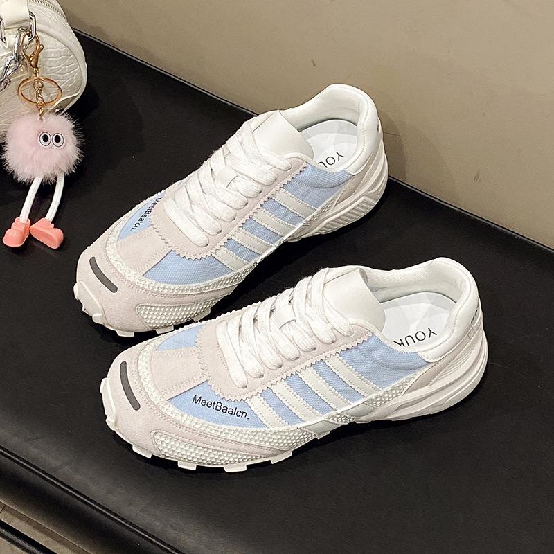 Baseball Style Women's New Summer Mesh Breathable Versatile Soft-soled Casual Sports Shoes