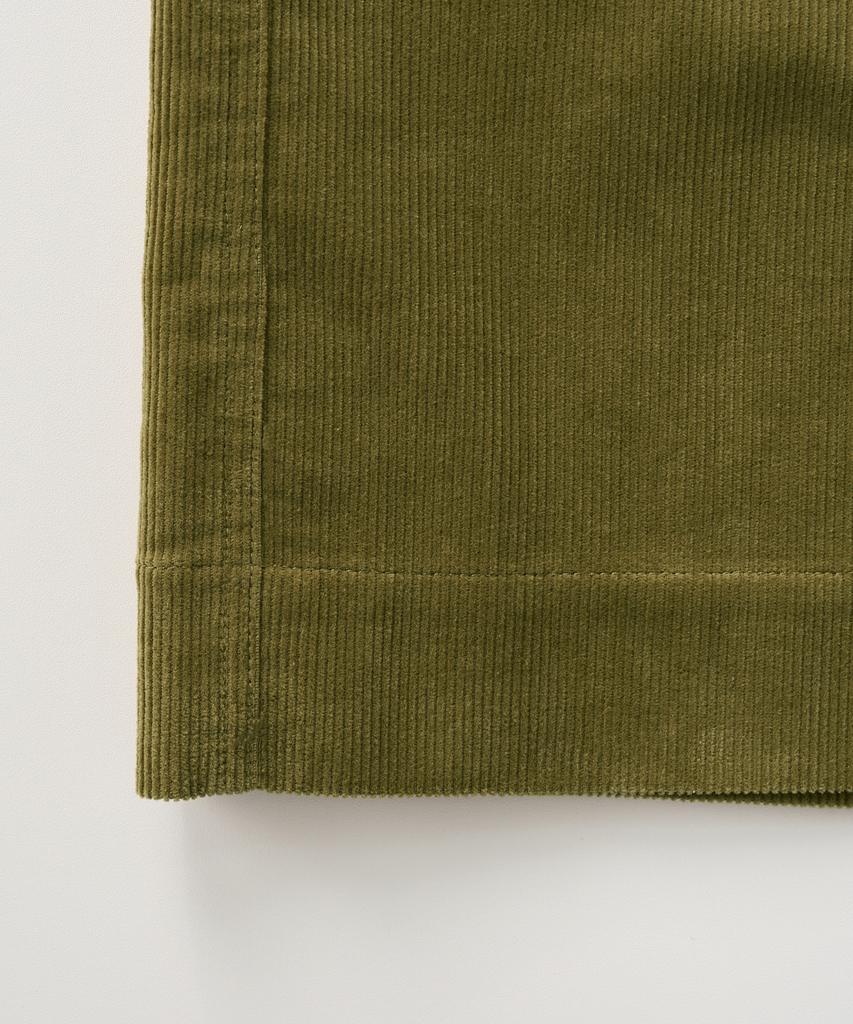 Seteo (W) Corduroy Long Skirt Olive Green