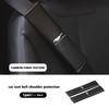 VEDB9 For Ford Leather Car Seat Belt Shoulder Cover Litchi Texture Comfort Pad Fiesta Ranger Mondeo Escape Ecosport Fusion Explorer
