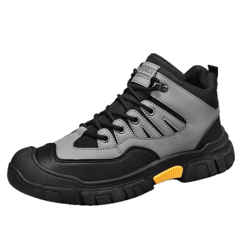 Shoes Men's Shoes 2025 New Spring Not Tired Feet Work Labor Insurance Leather Shoes Men's Outdoor Mountaineering Tooling Martin Boots