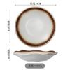 Japanese Plate Ceramic Tableware Fruit Plate  Western  Salad Vegetable Plate Fruit