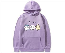 New Japanese Trend Cartoon Printed Hooded Sweater Men's and Women's Loose Autumn and Winter Casual Fashion Jacket Tide