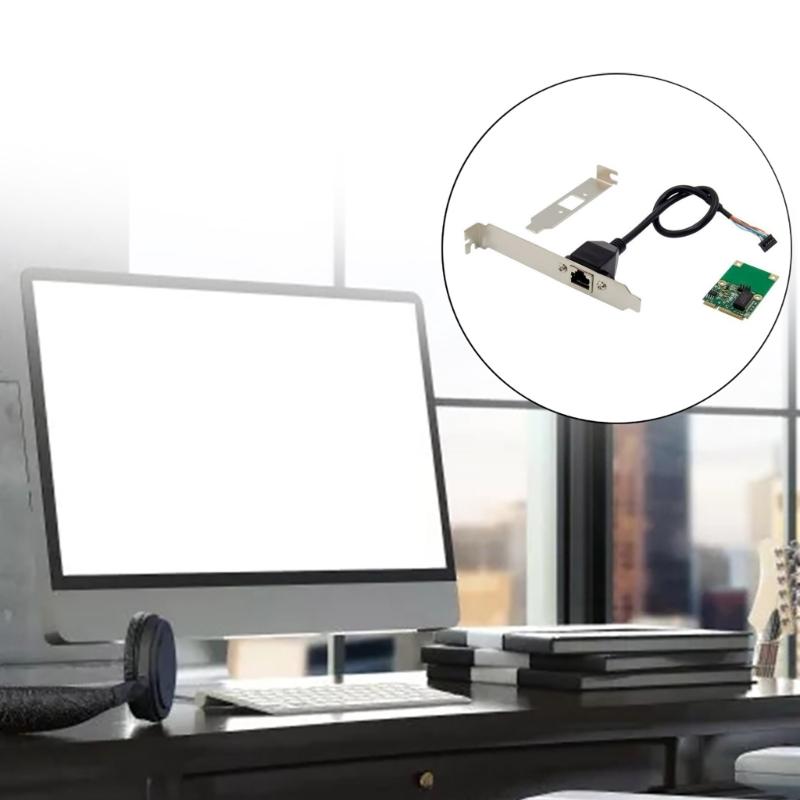 Mini PCIe Gigabit Single Port Server Networking Card I210AT Ethernet RJ45 Adaptors Card 2.5Gbps