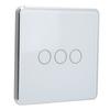 Intelligent Touch Light Switch 86 Type Wireless for ZigBee 2.4G Voice Control AC 100?250V