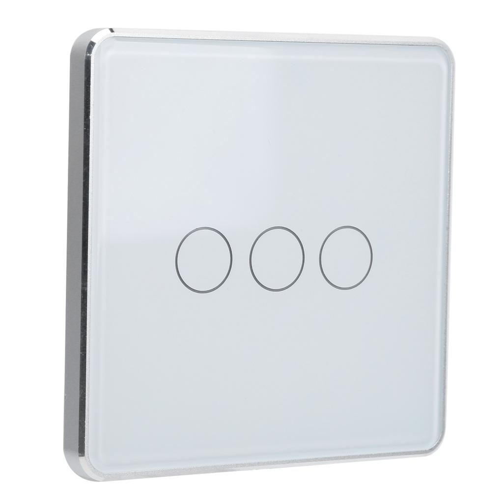 Intelligent Touch Light Switch 86 Type Wireless for ZigBee 2.4G Voice Control AC 100?250V