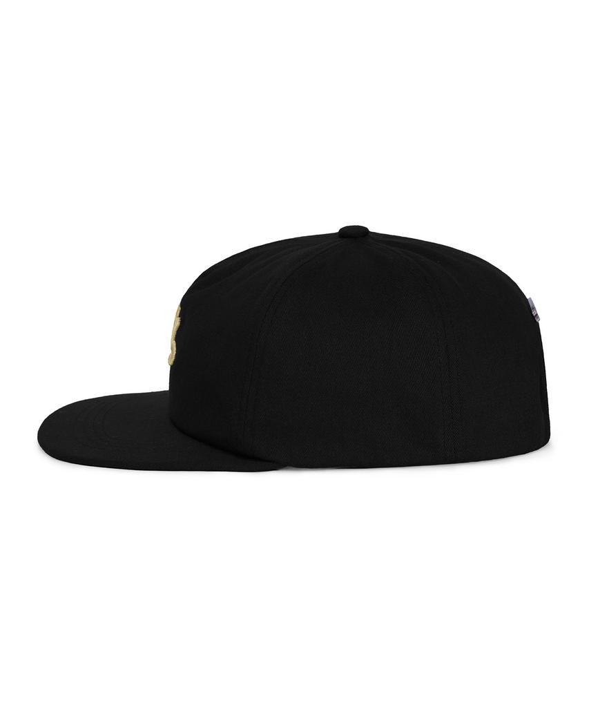 Bajal Leaf Vz Monogram 5-Panel Ball Cap Black