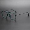 Oversized Wide Double Bridge Eyeglass Frames for Men Ultra Lightweight Ready Blue Light Blocking Glasses for Women