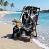 Vintage Artwork Fashion Beach Towel: Ideal for Summer Adventures Soft, absorbent and quick drying suitable for swimming and bathing