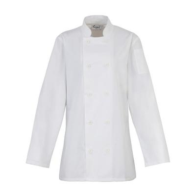 Premier Womens/Ladies Long-Sleeved Chef Jacket