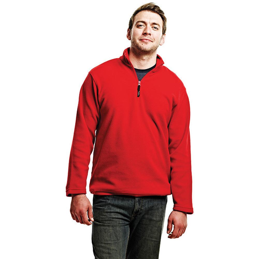 Regatta Mens Micro Zip Neck Fleece Top (170 GSM)