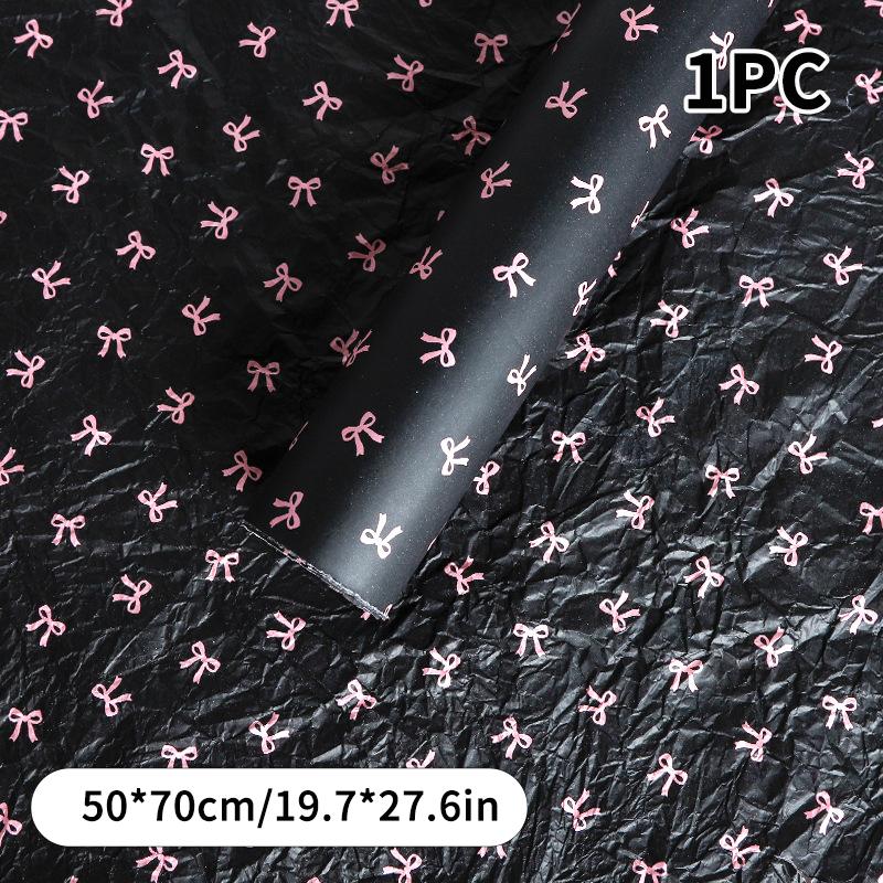 10 Stück Rosa Schleife Sydney Papier Handgeknetetes Papier Baumwollpapier Bouquet Blumenverpackungspapier Kleine Geschenkverpackungspapier