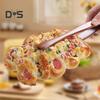 Wooden Bread Tongs Food Tongs for Buffet Non-Slip Cooking Clamps Heat-Resistant Salad Toast Cake Fruit Clip BBQ Home Utensil