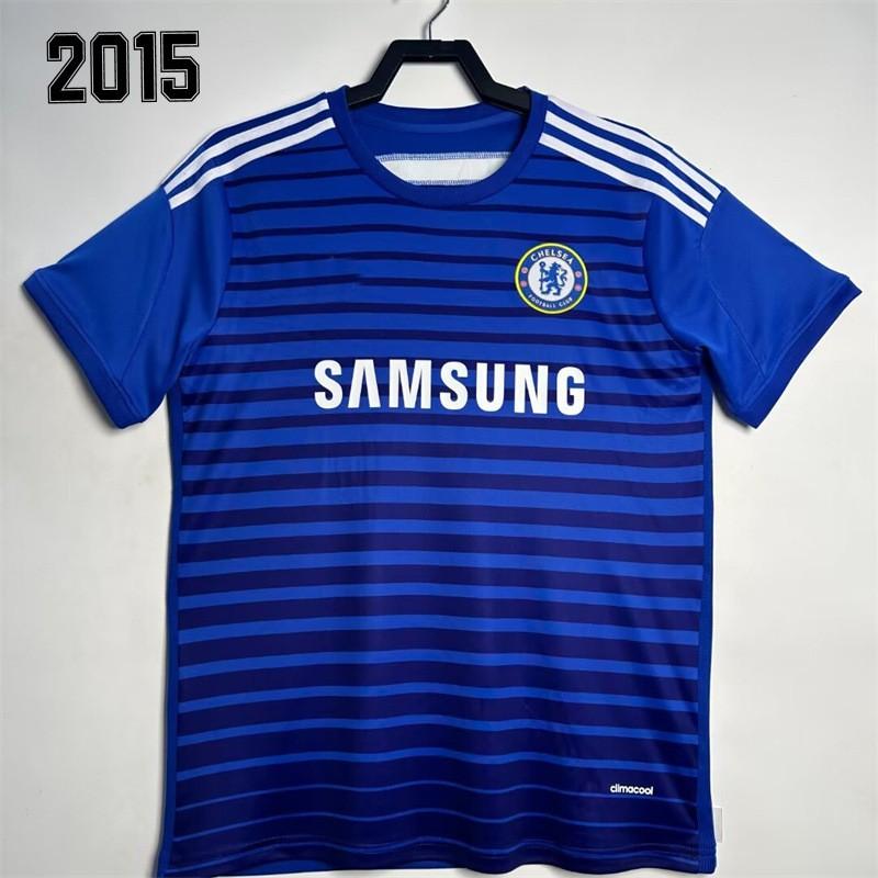 Винтажная футболка Тайская версия Челси с коротким рукавом Классическая футбольная одежда Ностальгическая вышивка Команда XL