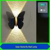Outdoor Solar Butterfly Wall Lamp