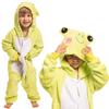 Kinderpyjama Kigurumi Onesie Kostüm Frosch grün 115-125 cm
