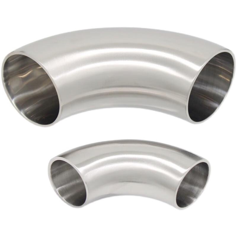 Sanitary 304 Stainless Steel 90-Degree Welded Short Elbow