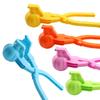 1 pinza para hacer bolas de nieve con forma de dinosaurio, muñeco de nieve, pato, pinza para hacer bolas de nieve, molde divertido para exteriores e invierno para niños, juguete deportivo para peleas de bolas de nieve