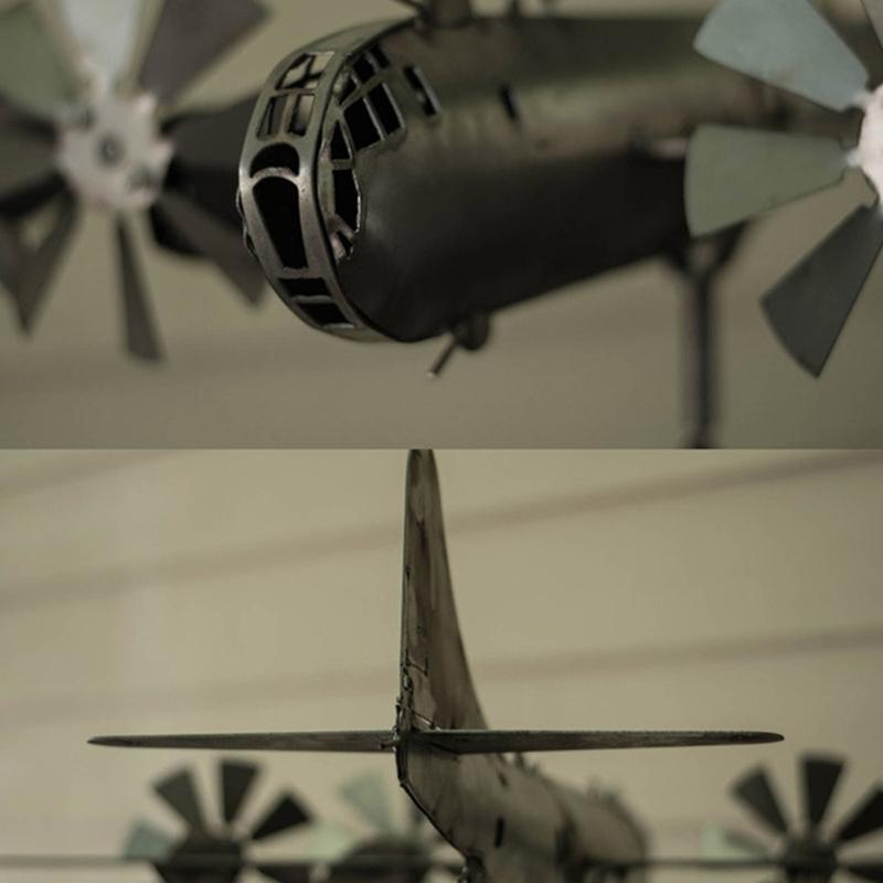 Airplane Wind Spinner for Yard Garden B-29 Super Fortress Aircraft Wind Spinner