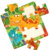 Montessori Wooden Children Cartoon Animal Pattern Puzzle Toy For Early Childhood Education 2-7 Years Old