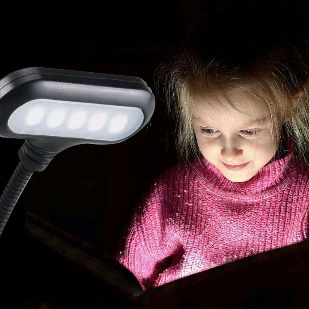 Portable Mini LED Book Lamp 360-degree Folding with Clip Reading Light High Brightness Multipurpose Night Light Home Decor