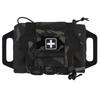 IFAK Pouch Supplies Bag Rapid Deployment First Aid Kit Molle Two-Pieces System Med Roll Carrier Attached to Belt Vest Panels
