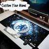Custom Name Mouse Pad Blue Chelsea Football Club Logo Mouse Pad Desk Mat, Non-Slip Rubber Backer Pad For Computer Notebook Gaming Mouse Pad Gift