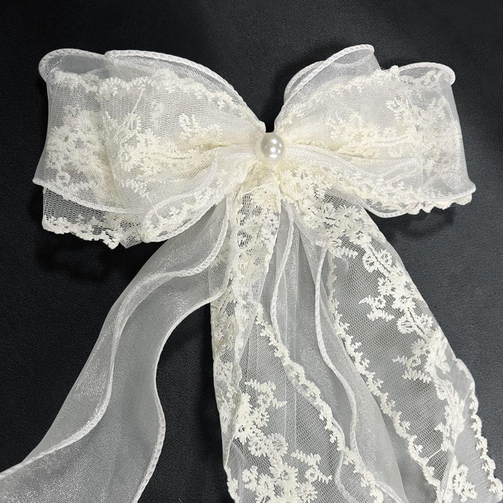 Lace Bow-knot Curtain Tieback Clip Easy Installation Exquisite Design Curtain Tieback Elegant Curtain Tied Belt