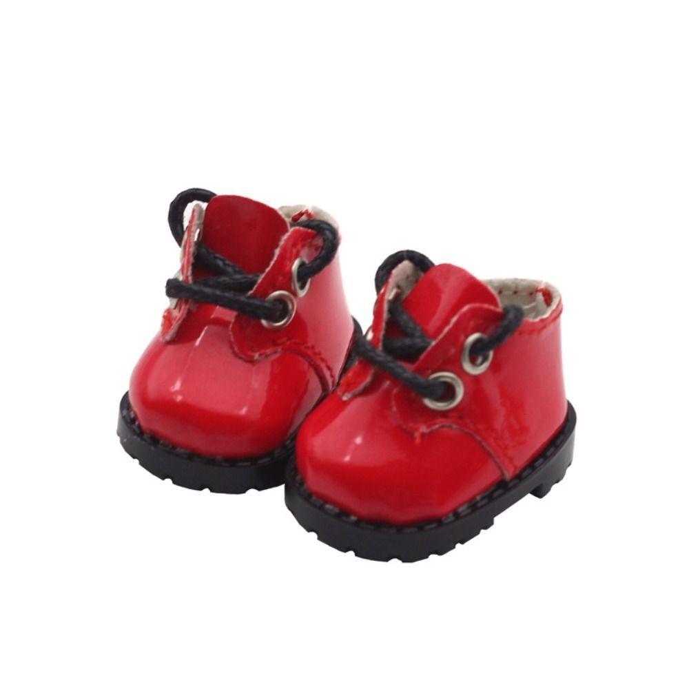 10cm Doll Toy Shoes 3.8X2.3cm Strap Finger Shoes Fashion Doll Shoes  Cotton Doll
