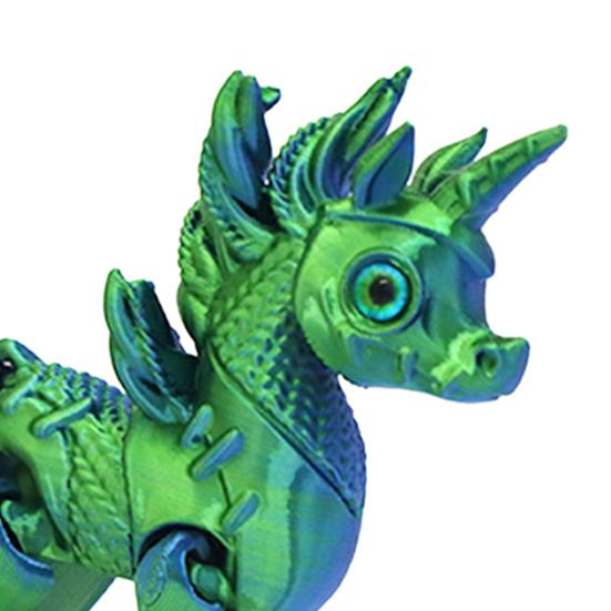 Movable Joints Pony Figurine Stress Relief Fidget Toy 3D Printed Horse Statue Educational Animal Model Desktop Decoration Ornament