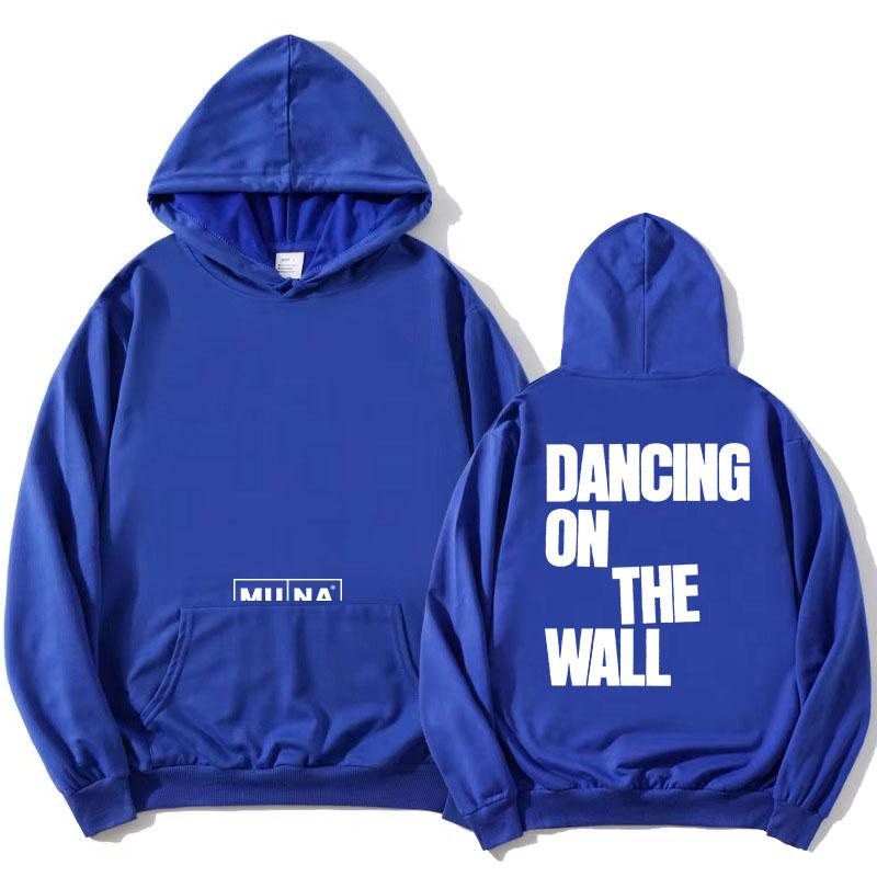 MUNA Dancing on The Wall Hoodies Long Sleeve Hooded Sweatshirt Unisex Streetwear Pop Band Design Pullovers Female Clothing