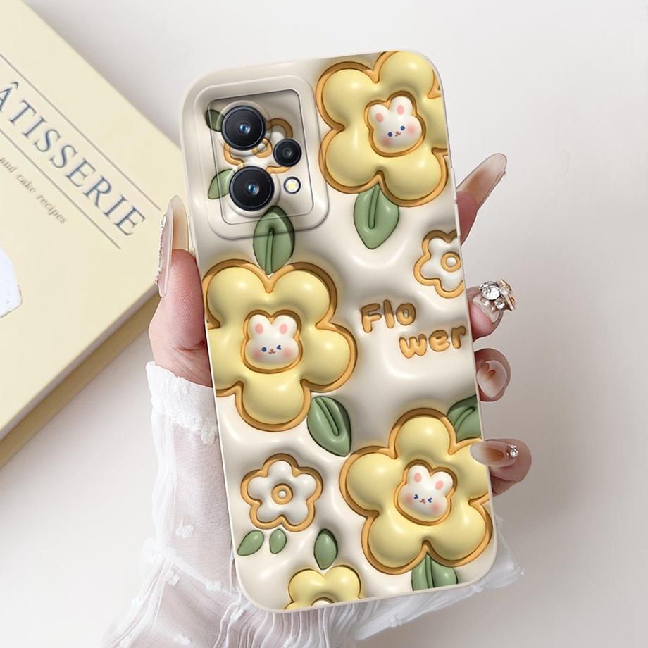 Funda For Realme 9 Pro+ Realme 9 9i 4G 5G Case Capa Soft Matte Silicone Bumper Realme 9 Pro Plus Cartoon Animals Back Cover