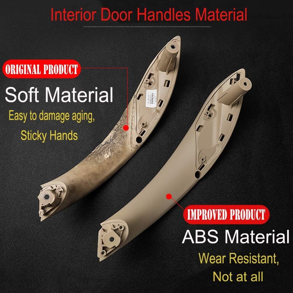 For BMW 3 Series Inner Door Handle, Inner Door Support Trim Pull Strap Cover Driver Front Left Right Side Door Armrest Bracket for BMW F30,