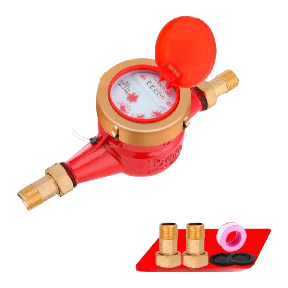 Rotary Wing Cold And Hot Water Meter Solar-powered High-temperature Rotary Hot And Cold Water Meter DN15/4 Points