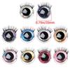 Change Makeup Doll Bear Crafts Stuffed Toys Eye Accessories Doll Eyelash 3D Eyes +Eyelash