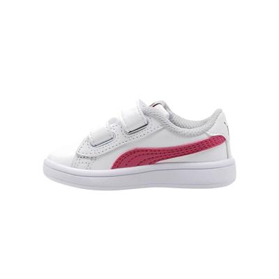 Smash V2 Infant White Magenta Haze Baby Sneakers Fig Grey-Violet 365174-08