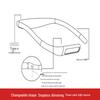 Rechargeable Neck-Hanging LED Reading Light with Eye Protection and Foldable Design for Students and Bedside Use.
