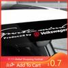 För VW Ny Bil Vindrutemärke Vattentät Klistermärke Dekorationsaccessoarer För Volkswagen Jetta Golf Passat Polo Tiguan GTI Mag