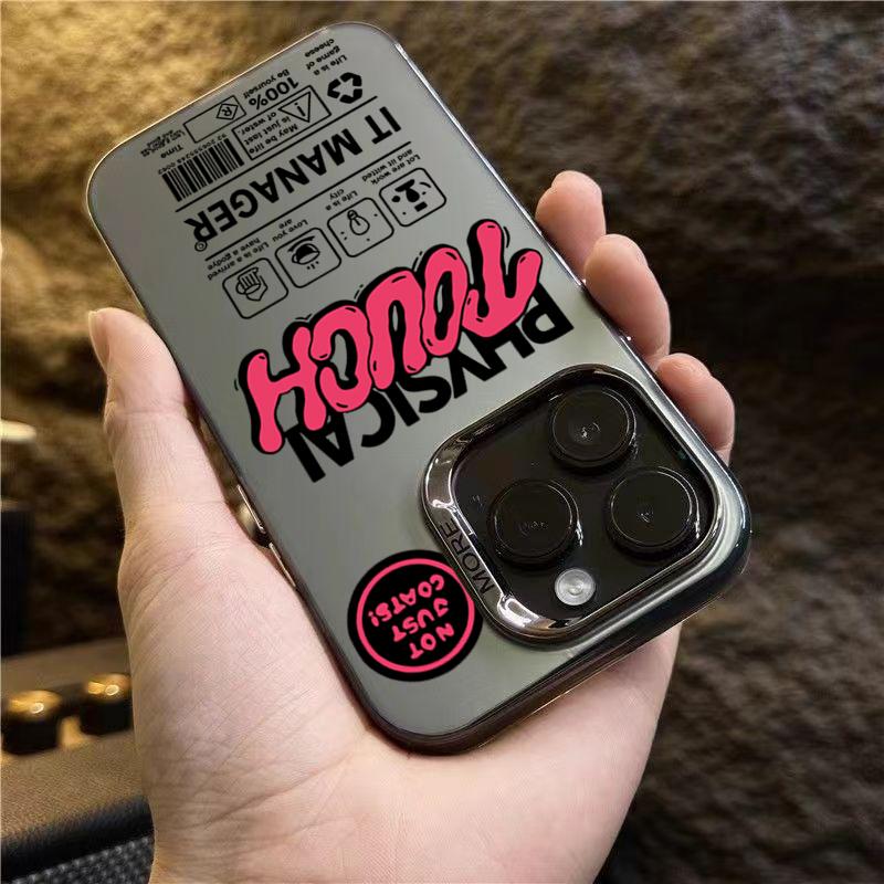 Luxury trend English letter label CaseFor  Mi 14 13 12 12T 13T Pro 11 Lite 5G NE Poco F5 X5 Pro Lens protect plating Cover