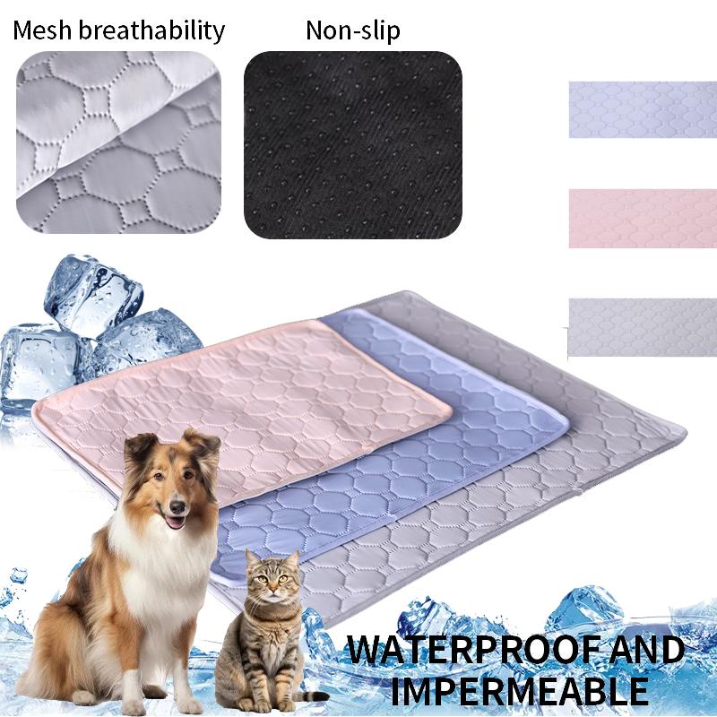 Professional Dog Cooling Mat Summer Pet Cold Bed Extra Large For Small Big Dogs Pet Accessories Cat Durable Blanket Sofa Cat Ice Pad Blanket