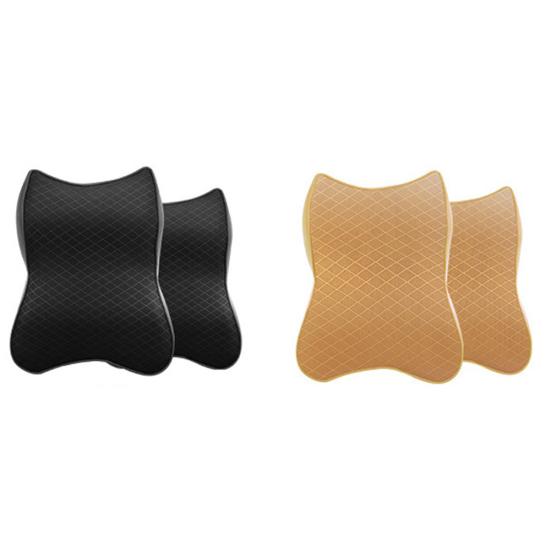 Car Headrest Pad Seat Pillow Head Memory Foam Neck Rest Support Soft Cushion